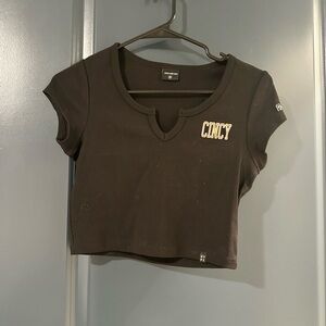 Cincinnati Bengals Black Women's Crop Top